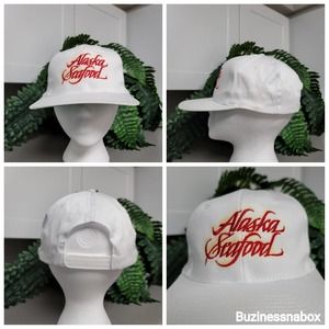 Vtg Alaska Seafood Hat